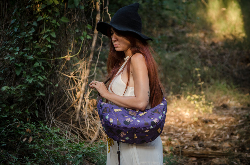 Book of Spells - Crescent Bag