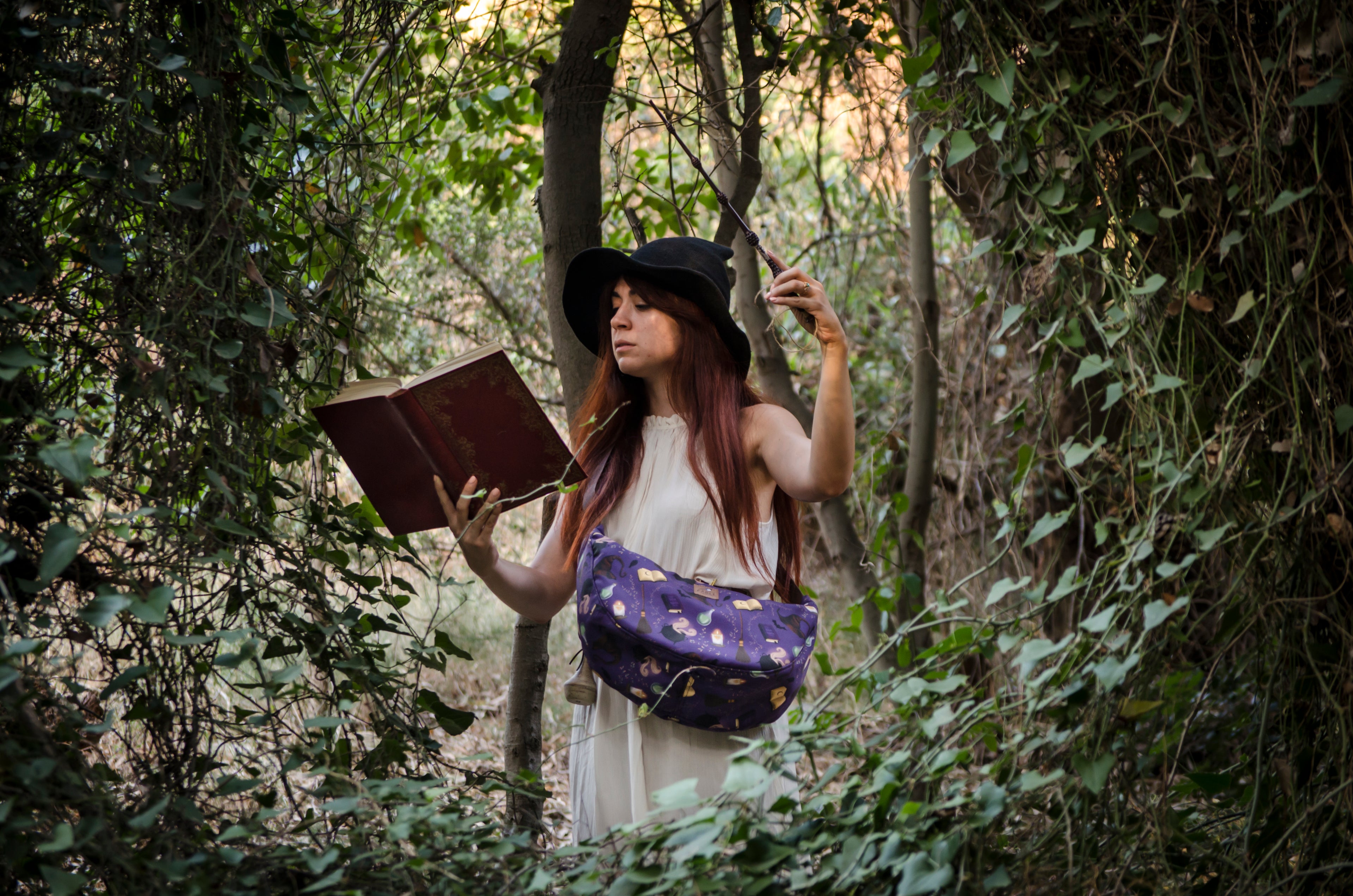 Book of Spells - Crescent Bag
