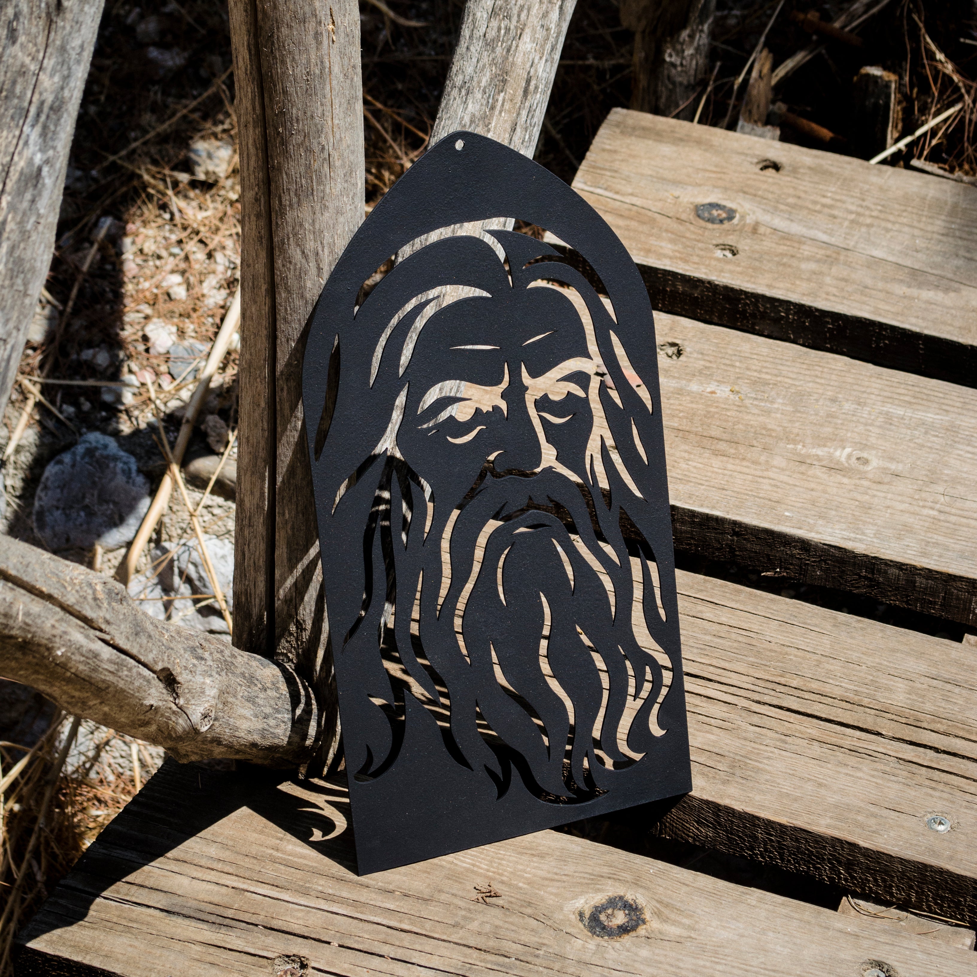 Old Warrior - Metallic Decoration